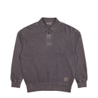 Carhartt WIP Harper Polo Tobacco Garment Dyed Sweatshirt I036893.47.GD.03 | Overkill
