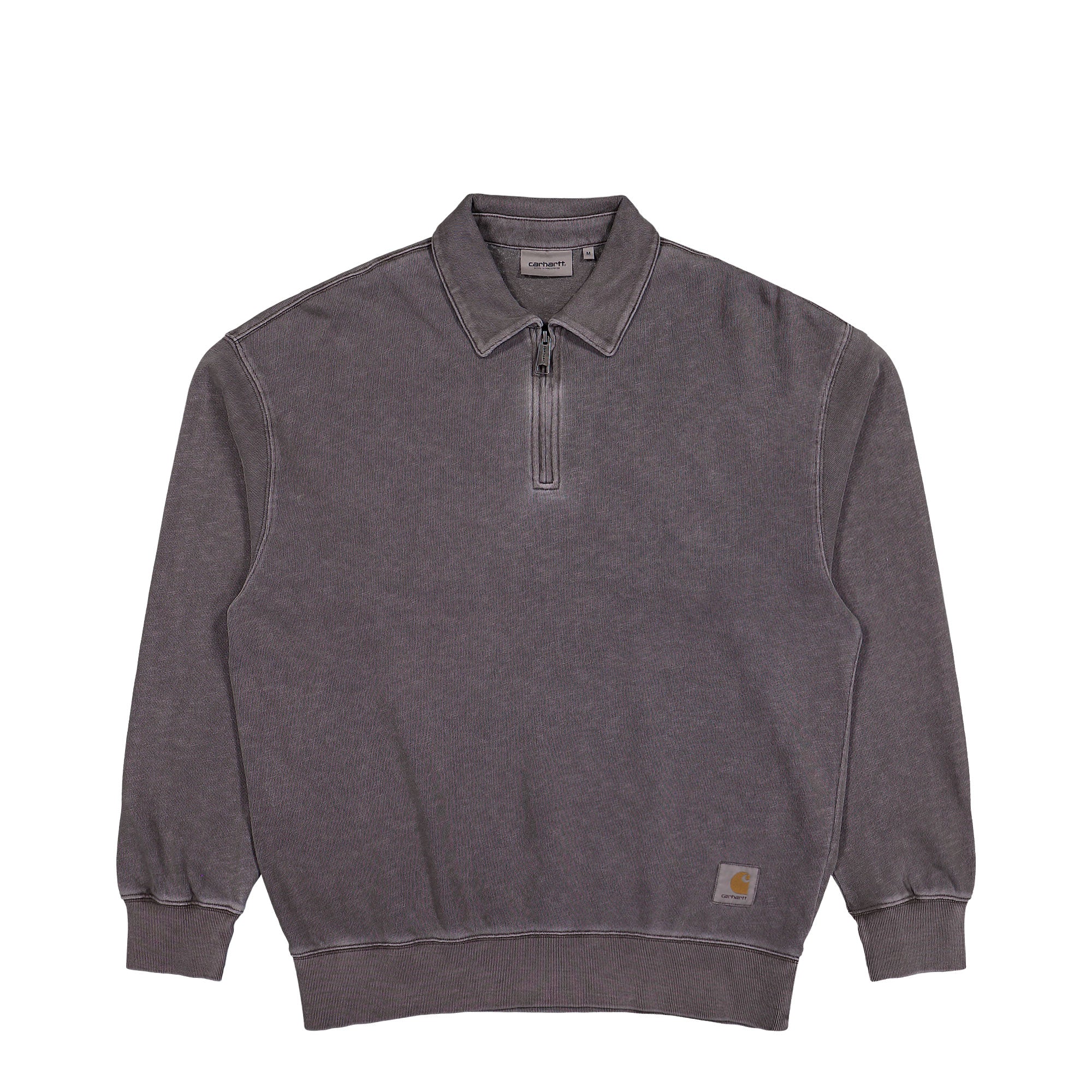 Carhartt WIP Harper Polo Tobacco Garment Dyed Sweatshirt I036893.47.GD.03 | Overkill
