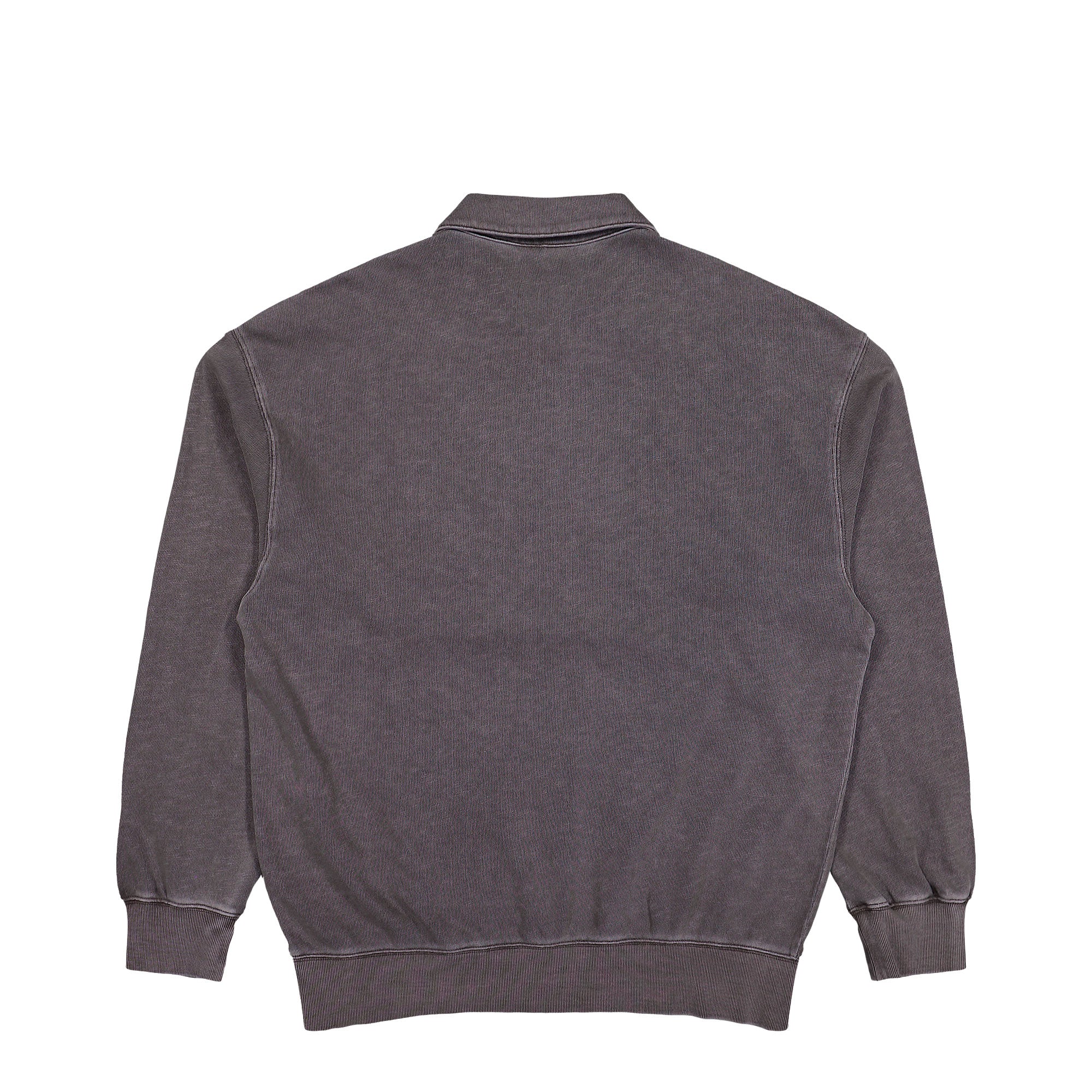 Carhartt WIP Harper Polo Tobacco Garment Dyed Sweatshirt I036893.47.GD.03 Close-up | Overkill

