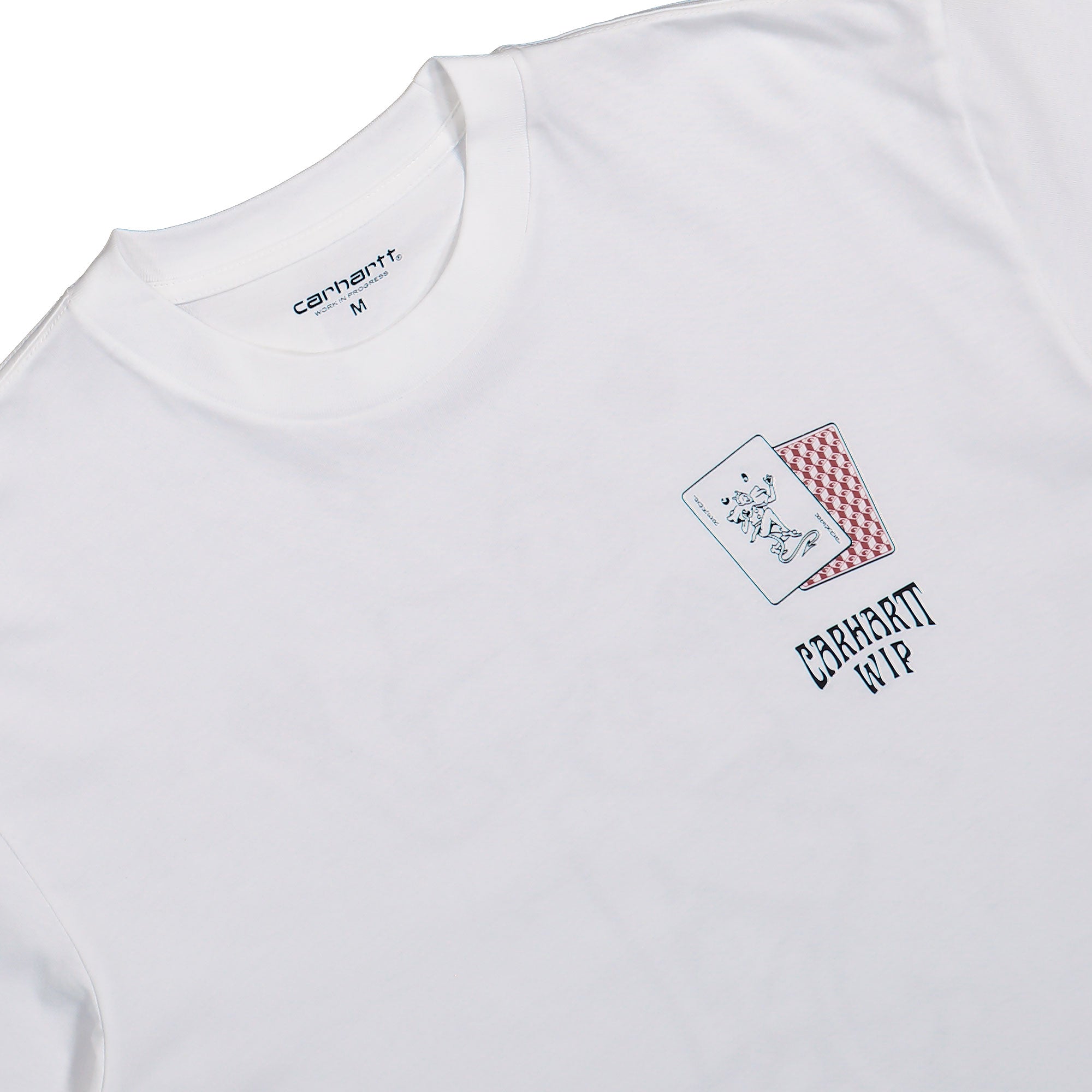 Carhartt WIP S/S Playing Cards T-Shirt White T-Shirt I036895.02.XX.03 Detailfoto | Overkill

