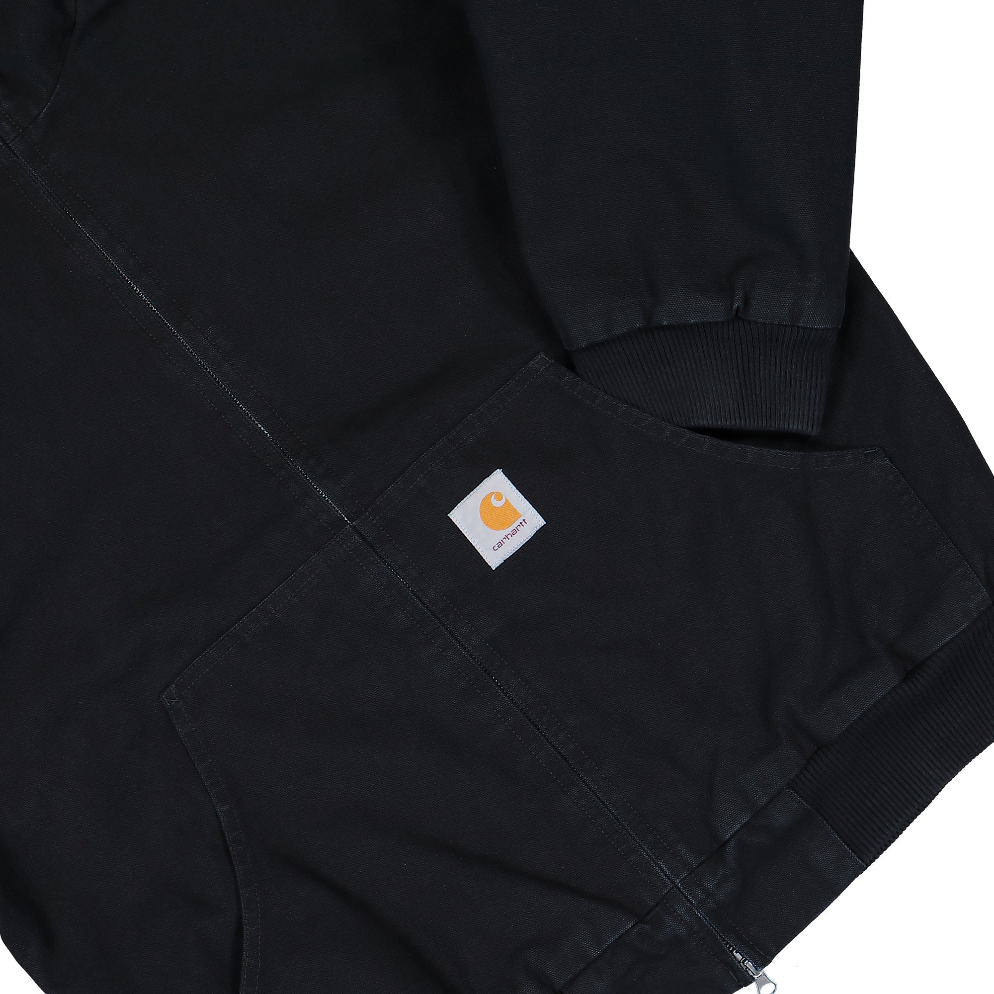 Carhartt WIP Ravon Jacket Black Heavy Stone Wash Jacket I036986.89.60.03 Detail View 1 | Overkill
