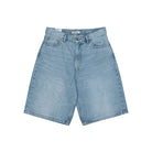 Carhartt WIP W Brandon Short Blue Heavy Worn Bleached Short I037021.01.WU.03 | Overkill
