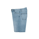 Carhartt WIP W Brandon Short Blue Heavy Worn Bleached Short I037021.01.WU.03 Detailfoto | Overkill
