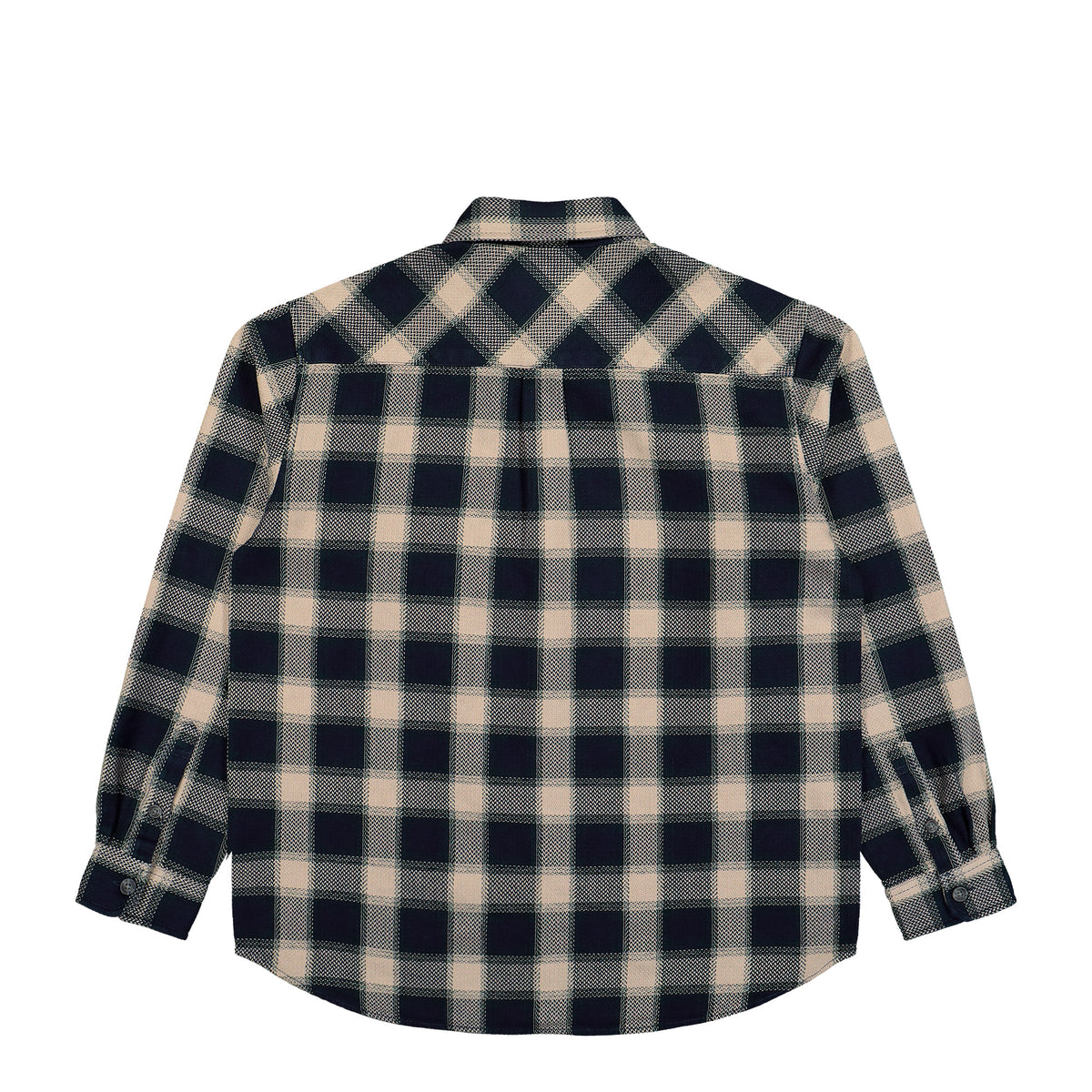 Carhartt WIP L/S Dayne Shirt Dayne Check, Dark Scarab Shirt I037122.3UU.XX.03 Close-up | Overkill
