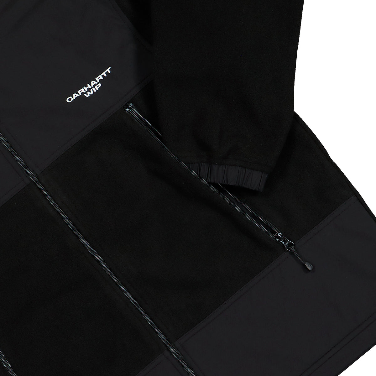 Carhartt WIP Edmore Jacket Black / White jackets I037138.0D2.XX.03 Detail View 1 | Overkill
