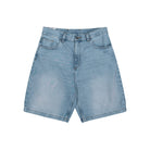 Carhartt WIP Brandon Short Blue Heavy Worn Bleached Short I037161.01.WU.03 | Overkill
