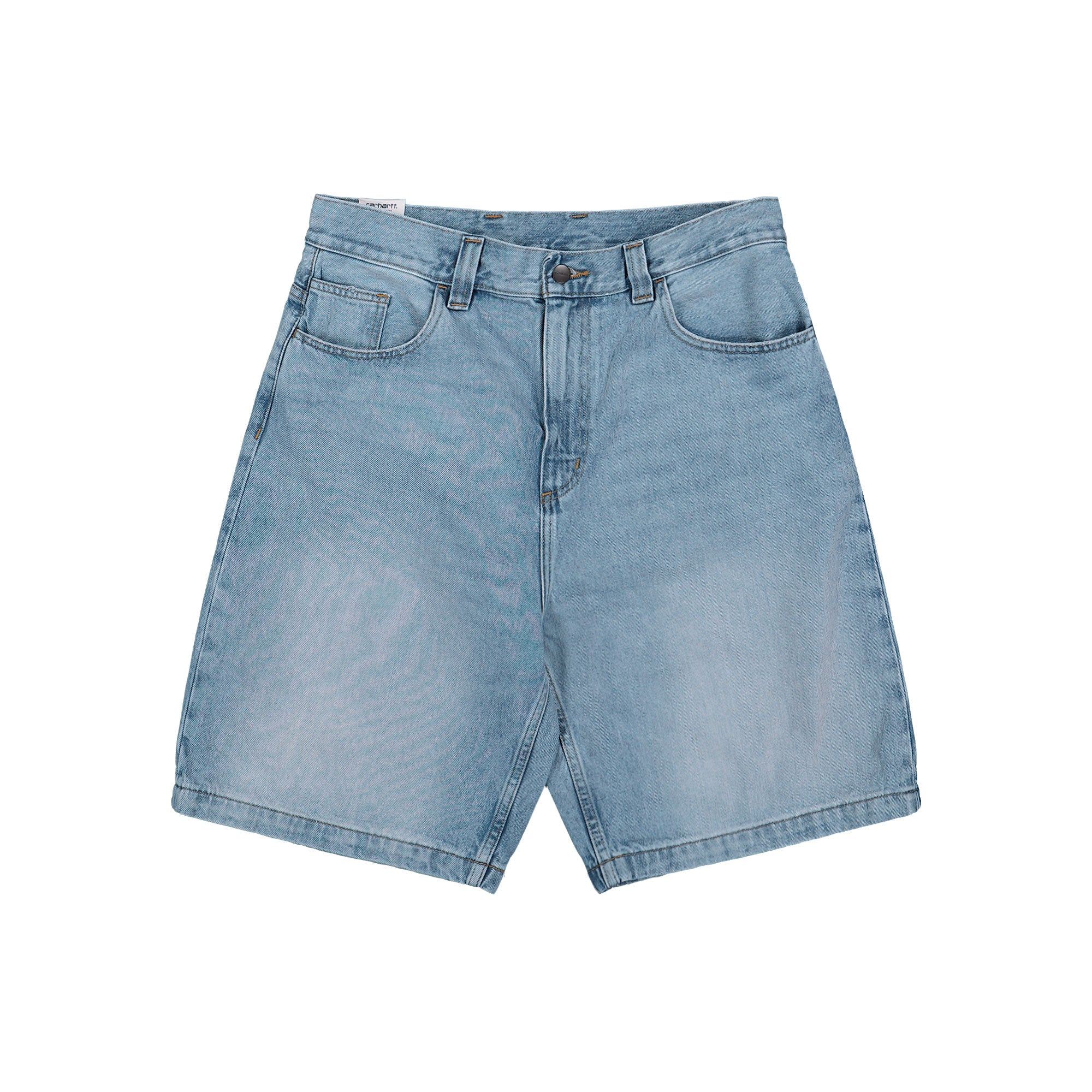 Carhartt WIP Brandon Short Blue Heavy Worn Bleached Short I037161.01.WU.03 | Overkill
