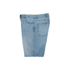 Carhartt WIP Brandon Short Blue Heavy Worn Bleached Short I037161.01.WU.03 Detailfoto | Overkill
