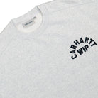 Carhartt WIP Arch Script Sweat Ash Heather / Dark Navy Stone Washed Sweater I037266.11T.06.03 Detailfoto | Overkill
