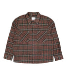 Edwin Julius LS Shirt Burgundy / Blue Shirts I037312.3MJ.67.03 | Overkill
