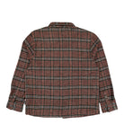 Edwin Julius LS Shirt Burgundy / Blue Shirts I037312.3MJ.67.03 Close-up | Overkill
