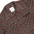 Edwin Julius LS Shirt Burgundy / Blue Shirts I037312.3MJ.67.03 Detailfoto | Overkill
