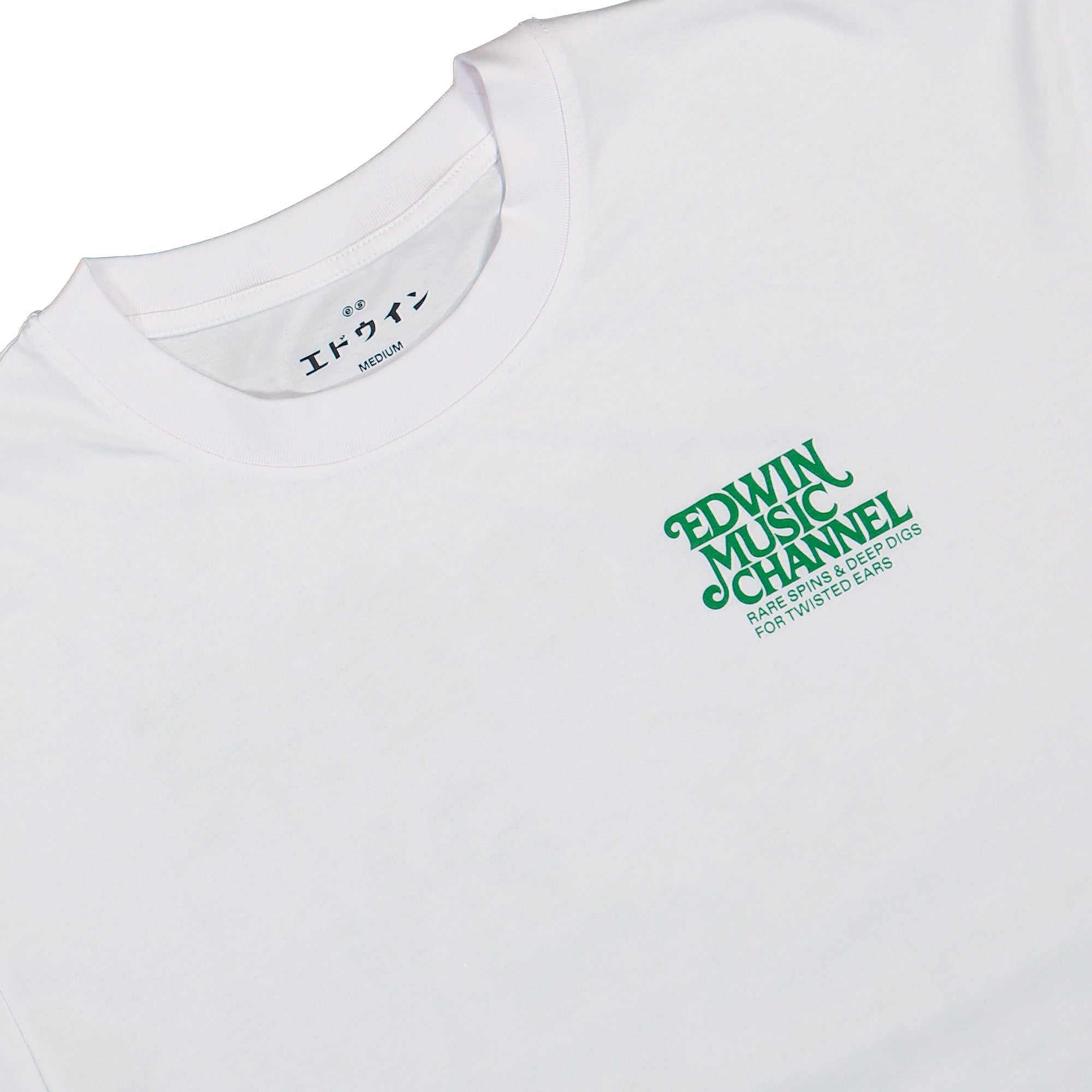 Edwin Rare Spins T-Shirt White T-Shirt I037319.02.67.03 Detailfoto | Overkill

