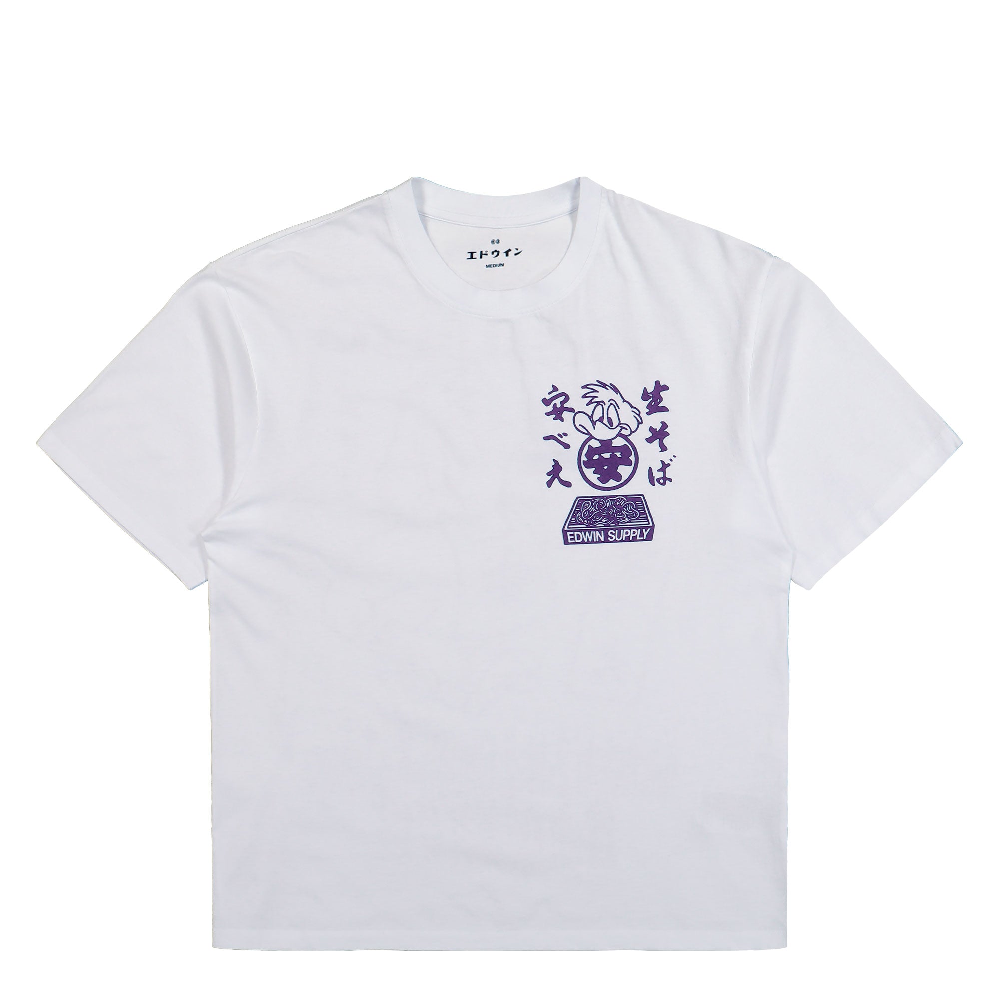 Edwin Soba Yasube T-Shirt White T-Shirt I037351.02.67.03 | Overkill
