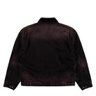 Carhartt WIP OG Detroit Jacket Black / Black Tobacco Used Wash jacket I037535.00E.0R.03 Close-up | Overkill
