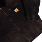 Carhartt WIP OG Detroit Jacket Black / Black Tobacco Used Wash jacket I037535.00E.0R.03 Detail View 1 | Overkill
