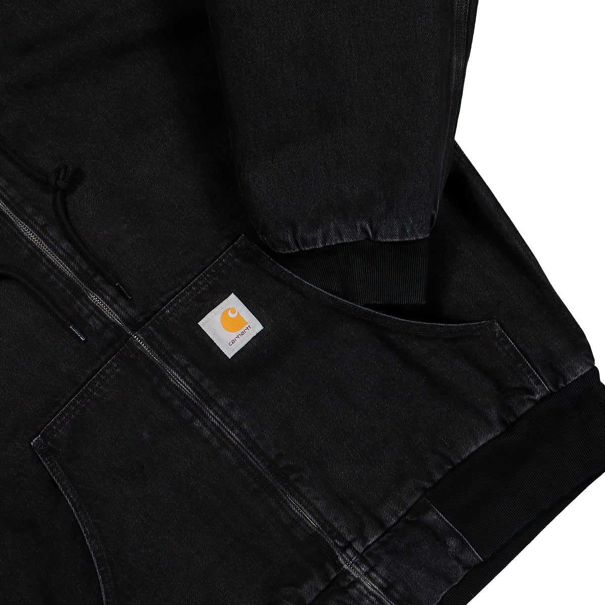 Carhartt WIP OG Active Jacket Black Stone Washed jackets I037581.89.06.03 Detail View 1 | Overkill
