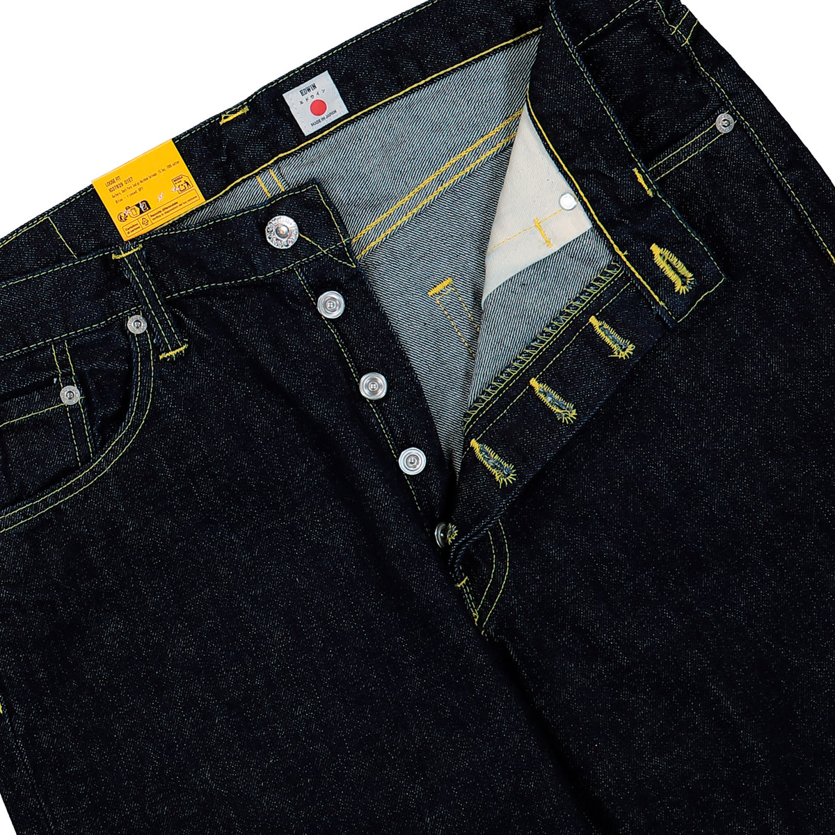 Spiewak x Edwin  Loose Jeans Blue - Rinsed Jeans I037629.01.E7.32 Detail View 1 | Overkill
