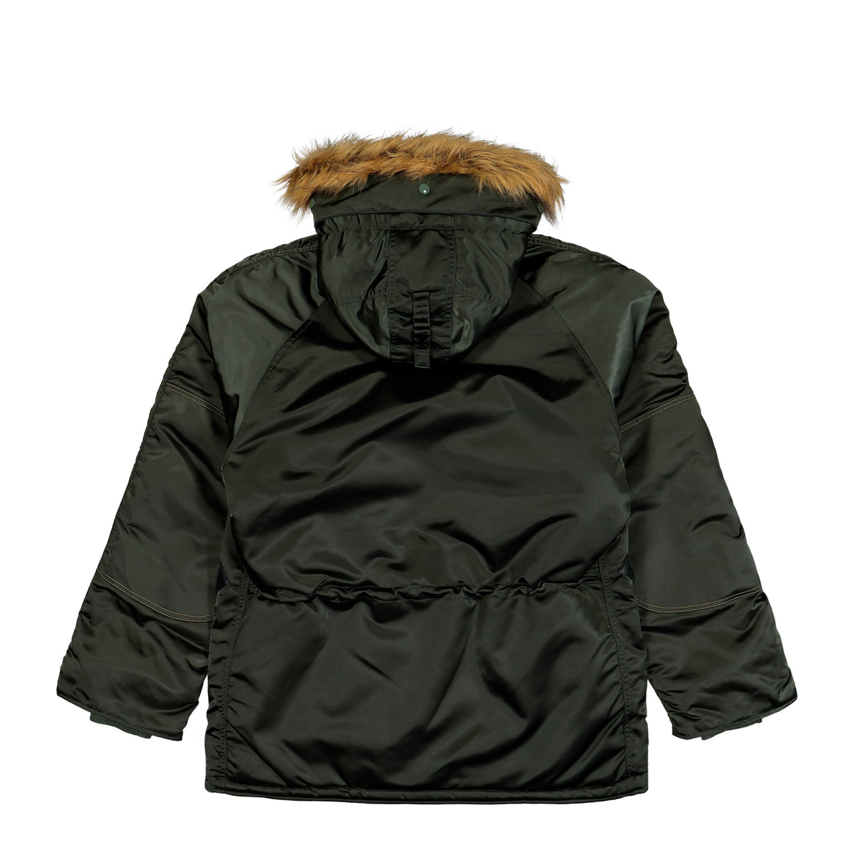 Edwin Snorkel Parka Sage Jacket I037632.2O.00 Close-up | Overkill
