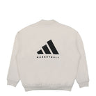 adidas One Basketball Fleece Crew Cloud White Sweatshirts Material | Overkill