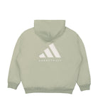adidas One Basketball Fleece Hoodie Halo Green Hoodies Close-up | Overkill