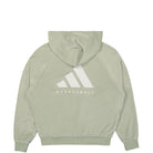 adidas Basketball Verlour Hoodie Halo Green Hoodies Close-up | Overkill
