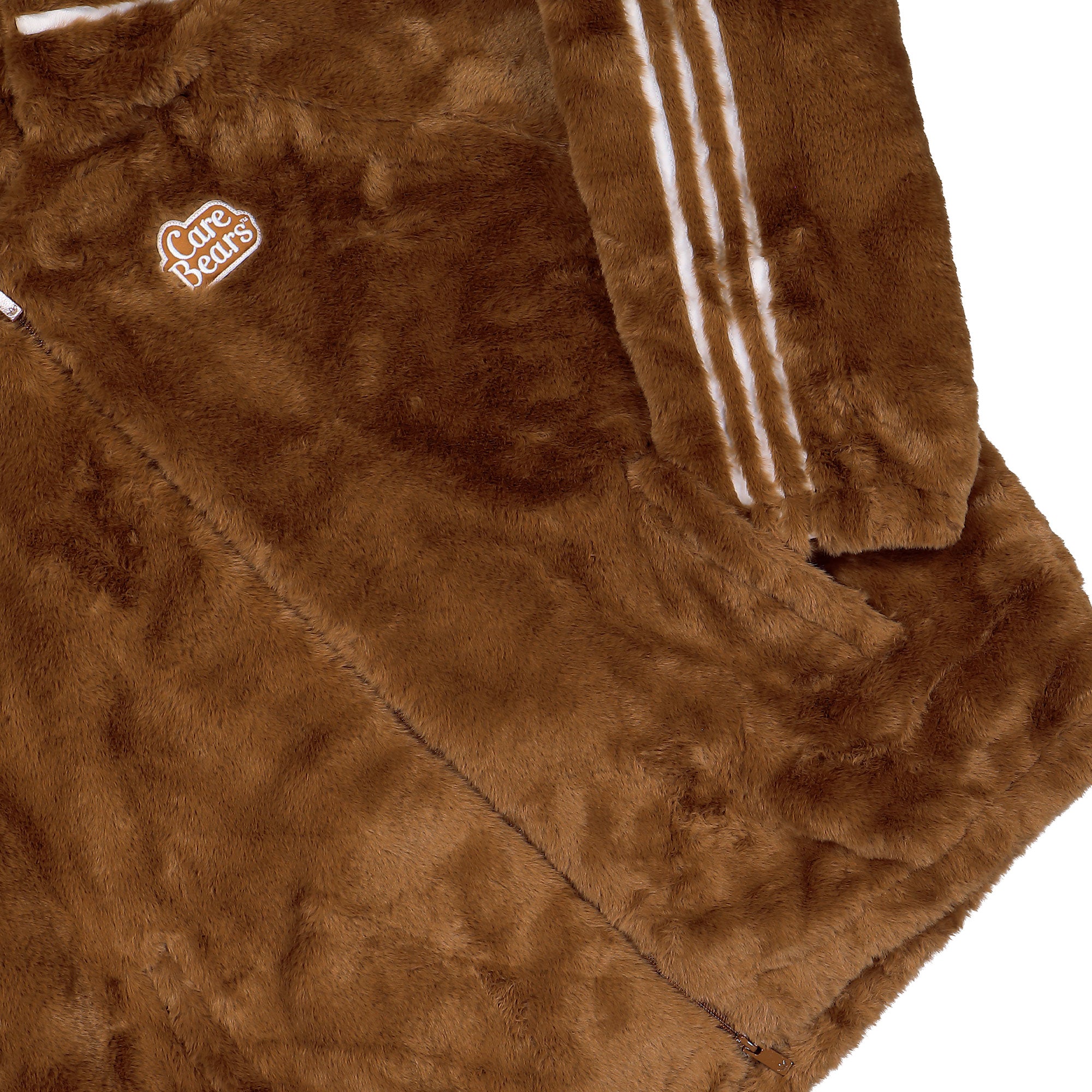 Care Bears x adidas Fur Jacket Preloved Brown Jacket IA4553 Detail View 1 | Overkill
