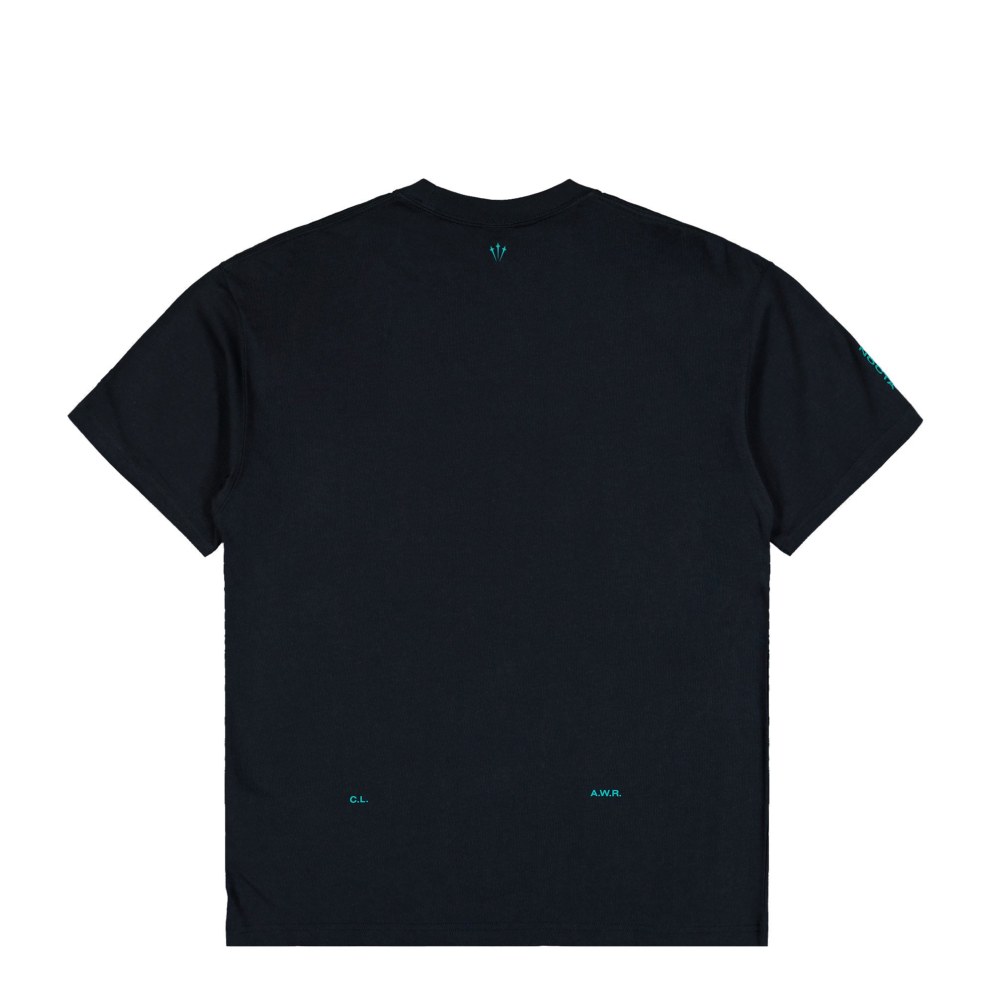 NOCTA x Nike NRG CS Tee SS Black / Neptun Green T-Shirt IB5673 011 Close-up | Overkill
