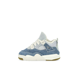 Jordan 4 Retro TD TEX Denim Worn Blue Sail / Worn Blue - Metallic Gold High Top Sneakers IB6714 100 | Overkill
