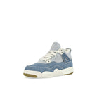 Jordan 4 Retro PS TEX Denim Worn Blue Sail / Worn Blue - Metallic Gold High Top Sneakers IB6715 100 Close-up | Overkill
