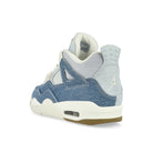Jordan Wmns Air Jordan 4 Retro TEX Denim Worn Blue Sail / Sail - Gum Light Brown - Worn Blue High Top Sneakers IB6716 100 Material | Overkill
