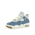 Jordan Wmns Air Jordan 4 Retro TEX Denim Worn Blue Sail / Sail - Gum Light Brown - Worn Blue High Top Sneakers IB6716 100 Close-up | Overkill
