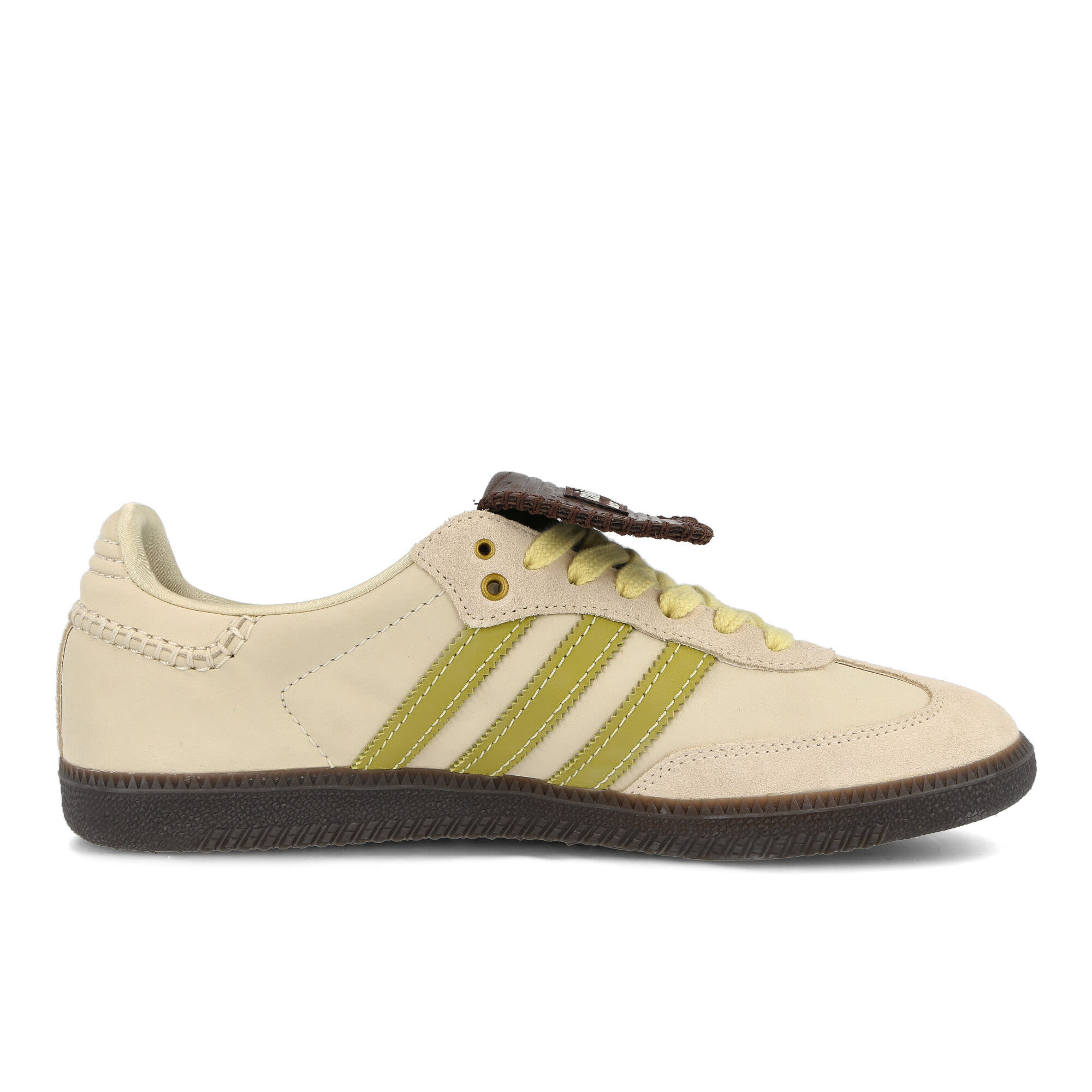 adidas Wales Bonner x adidas Samba Nubuck Ecru Tint / Almost Yellow / Dark Brown Sneakers  Silhouette | Overkill