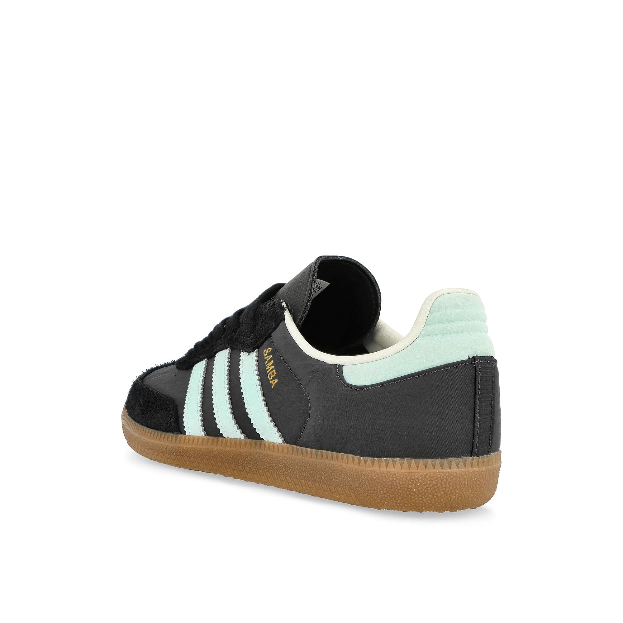 adidas Samba OG W Carbon / Almost Blue / Chalk White Low Top Sneakers  Material | Overkill