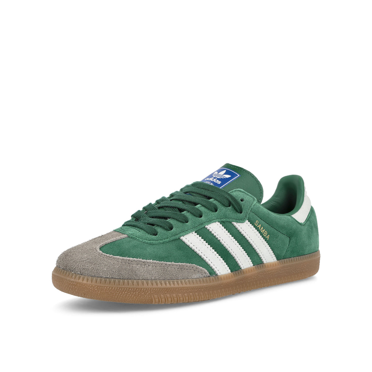 adidas Samba OG Collegiate Green / Footwear White / GUM4 Sneakers  Close Up | Overkill