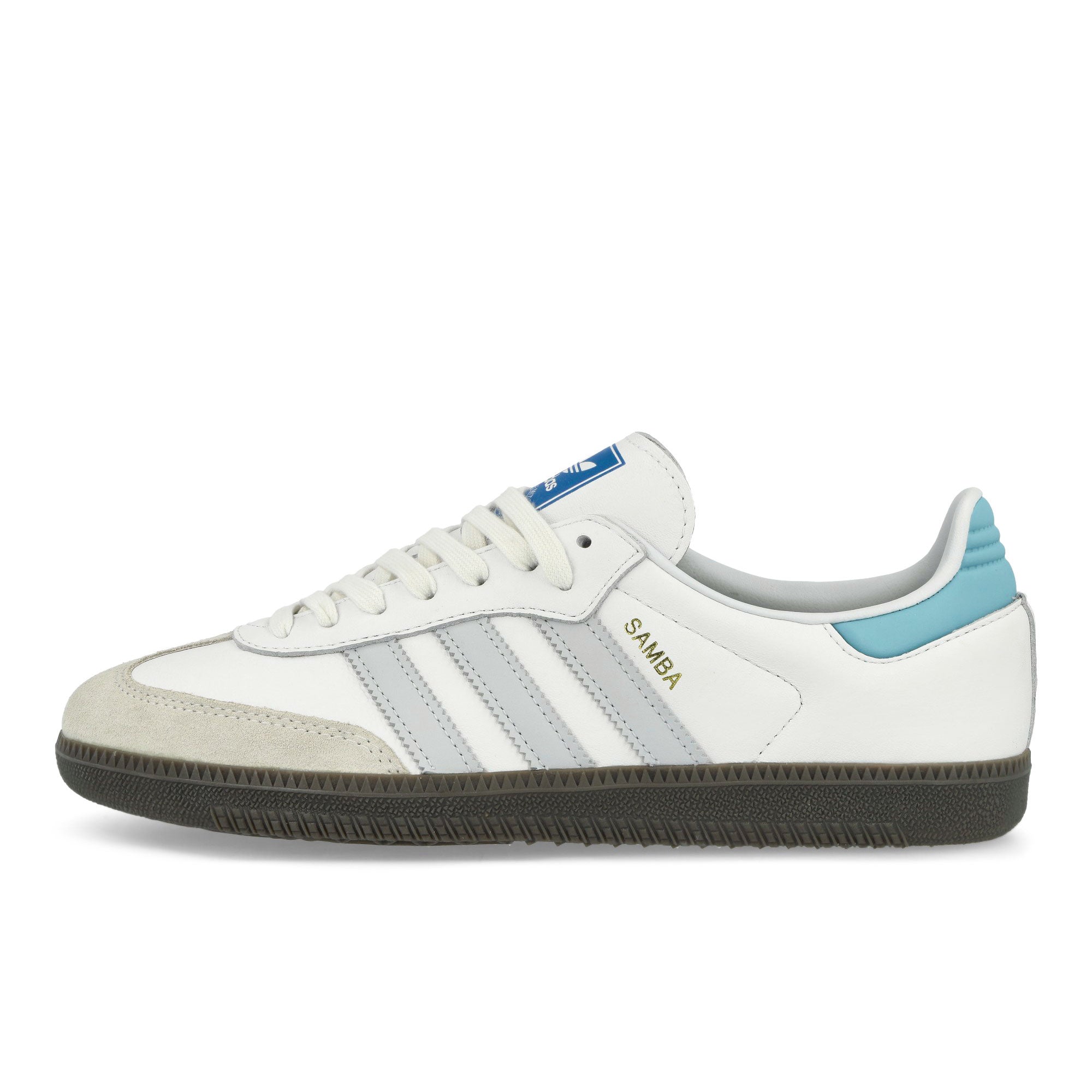 adidas Samba OG Core White / Halo Blue / Gum 5 Low Top Sneakers ID2055 | Overkill
