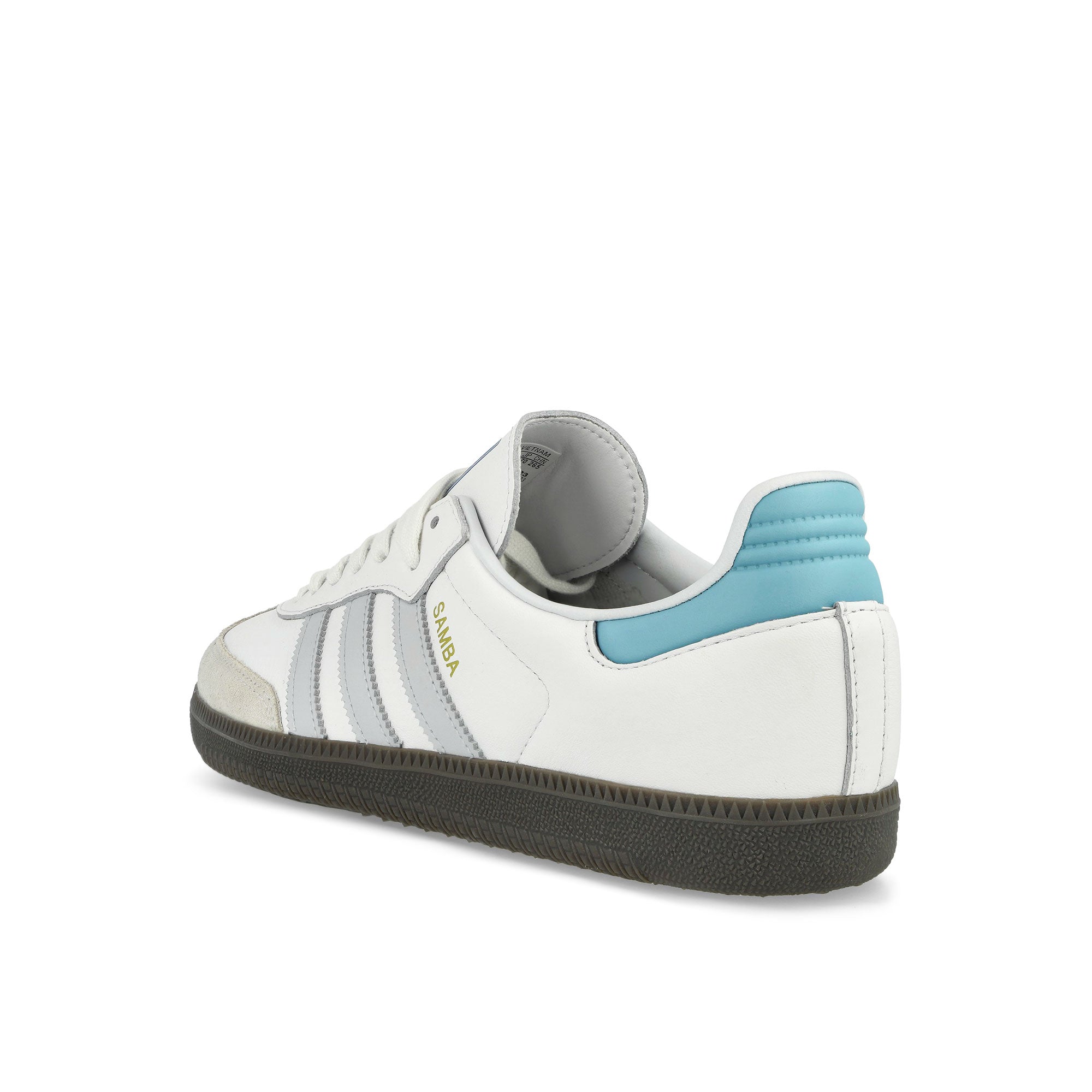adidas Samba OG Core White / Halo Blue / Gum 5 Low Top Sneakers  Material | Overkill