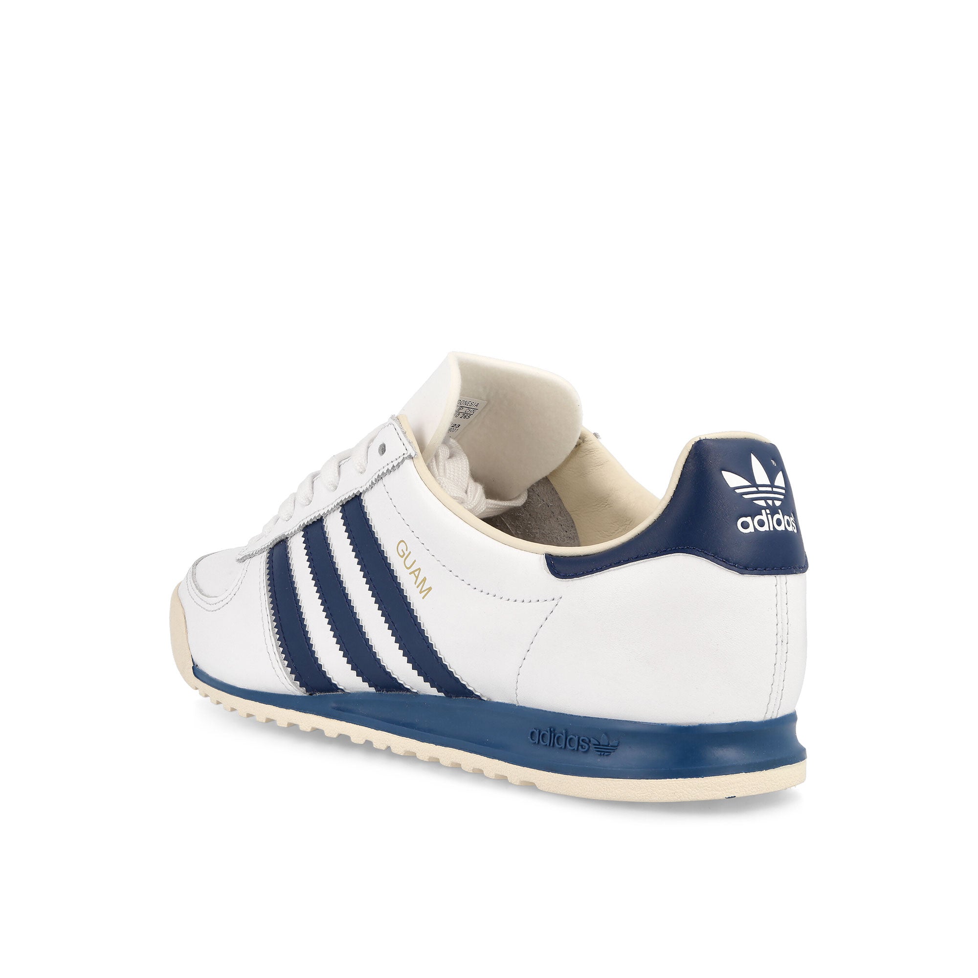 adidas Guam Footwear White / Dark Blue / Cloud White Low Top Sneakers  Material | Overkill