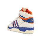 adidas Attitude White Tint / Royal Blue / Team Semi Sol Orange Mid Top Sneakers  Material | Overkill