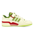 adidas Forum Low The Grinch Cream White / Collegiate Red / Solar Slime Low Top Sneakers  Silhouette | Overkill