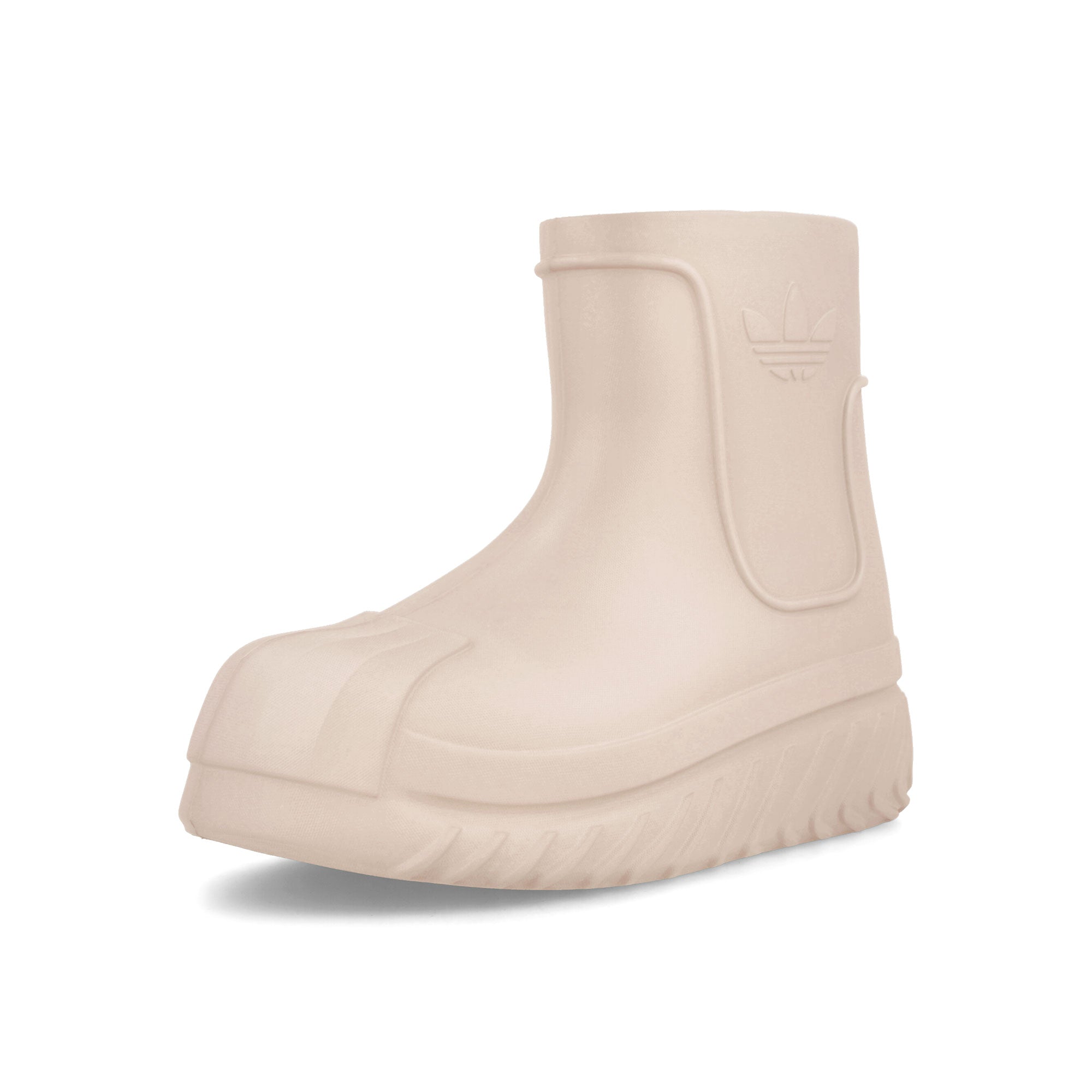 adidas Adifom Superstar Boot W Wonder Taupe - Wonder Taupe - Core Black High Top Sneakers  Close Up | Overkill
