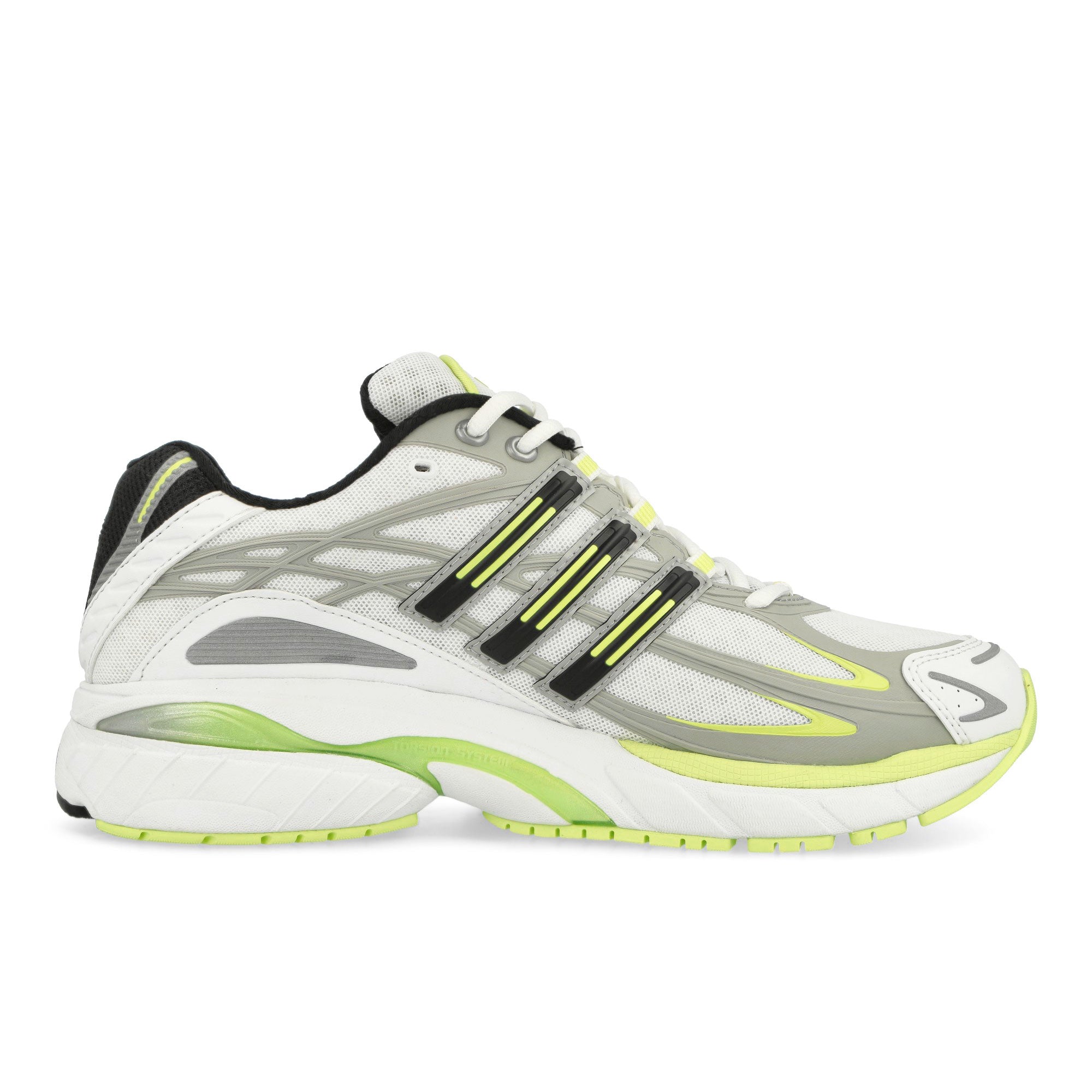 adidas Adistar Cushion Cloud White / Pulse Lime / Core Black Low Top Sneakers  Silhouette | Overkill