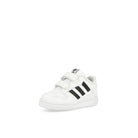 adidas Team Court 2 STR CF I Footwear White / Core Black / Footwear White Low Top Sneakers  Close Up | Overkill