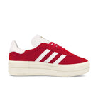 adidas Gazelle Bold W Red / Footwear White / Gold Metallic Low Top Sneakers  Silhouette | Overkill