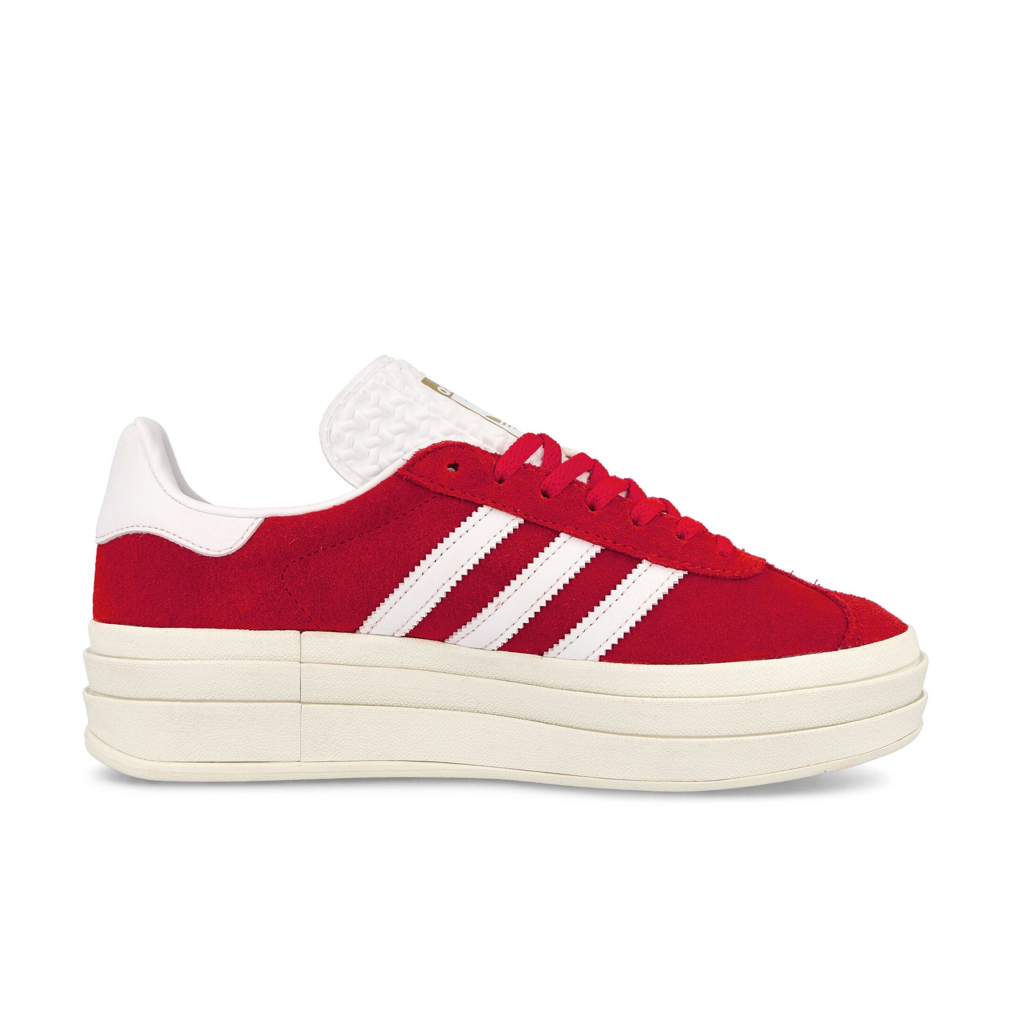 adidas Gazelle Bold W Red / Footwear White / Gold Metallic Low Top Sneakers  Silhouette | Overkill