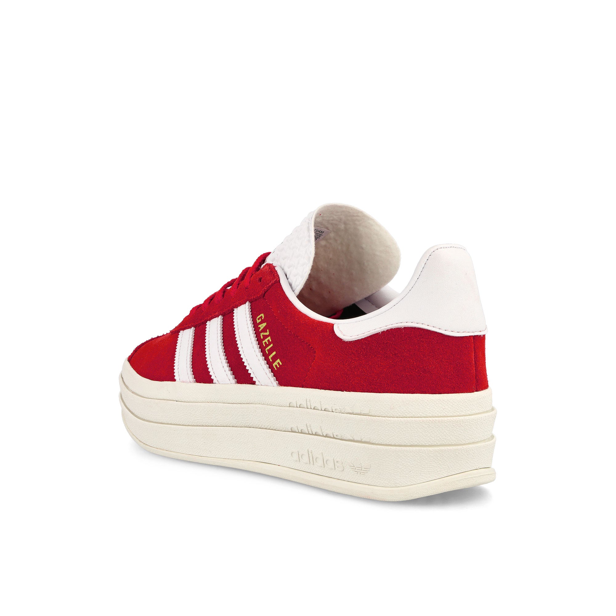 adidas Gazelle Bold W Red / Footwear White / Gold Metallic Low Top Sneakers  Material | Overkill