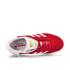 adidas Gazelle Bold W Red / Footwear White / Gold Metallic Low Top Sneakers  Detailfoto | Overkill