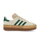 adidas Gazelle Bold W Cream White / Collegiate Green / Magic Beige Low Top Sneakers  Silhouette | Overkill