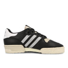 adidas Rivalry Low Consortium Core Black-Silver Metallic-Grey One Low Top Sneakers  Silhouette | Overkill