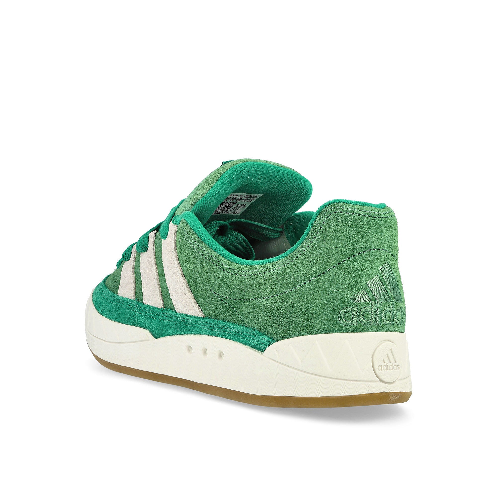 adidas Adimatic Preloved Green / Core White / Semi Court Green Low Top Sneakers  Material | Overkill